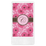 Gerbera Daisy Guest Napkins - Full Color - Embossed Edge (Personalized)