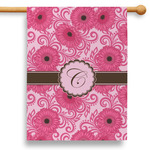 Gerbera Daisy 28" House Flag (Personalized)