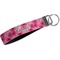 Gerbera Daisy Webbing Keychain FOB with Metal