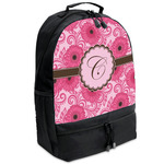 Gerbera Daisy Backpacks - Black (Personalized)