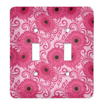 Gerbera Daisy Light Switch Cover (2 Toggle Plate)