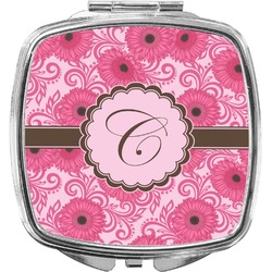 Gerbera Daisy Compact Makeup Mirror (Personalized)