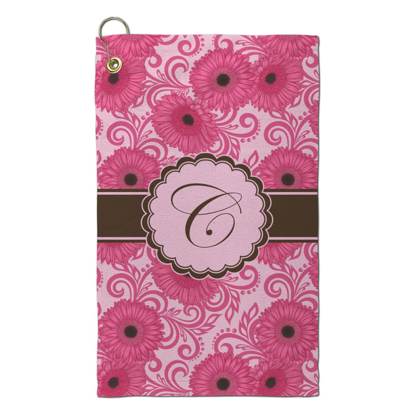 Custom Gerbera Daisy Microfiber Golf Towel - Small (Personalized)