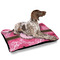 Gerbera Daisy Outdoor Dog Beds - Large - IN CONTEXT