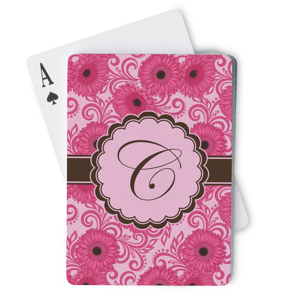 Custom Gerbera Daisy Playing Cards (Personalized)