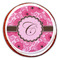 Gerbera Daisy Printed Icing Circle - Large - On Cookie