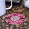 Gerbera Daisy Round Paper Coaster - Front