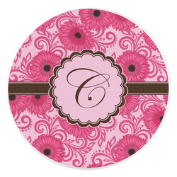 Gerbera Daisy Round Stone Trivet (Personalized)