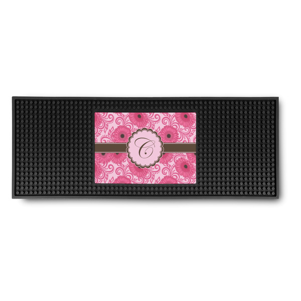 Custom Gerbera Daisy Rubber Bar Mat (Personalized)