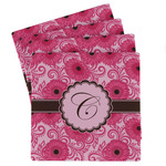 Gerbera Daisy Absorbent Stone Coasters - Set of 4 (Personalized)