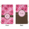 Gerbera Daisy Small Laundry Bag - Front & Back View