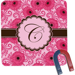 Gerbera Daisy Square Fridge Magnet (Personalized)