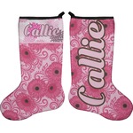 Gerbera Daisy Holiday Stocking - Double-Sided - Neoprene (Personalized)