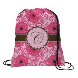 Gerbera Daisy Drawstring Backpack - Medium (Personalized)