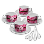 Gerbera Daisy Tea Cup - Set of 4 (Personalized)