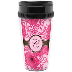 Gerbera Daisy Acrylic Travel Mug without Handle (Personalized)