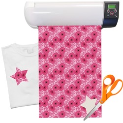 Gerbera Daisy Heat Transfer Vinyl Sheet (12"x18")