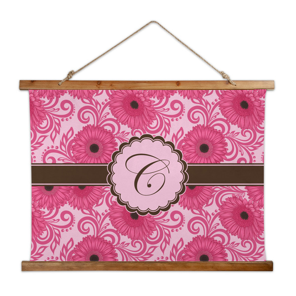 Custom Gerbera Daisy Wall Hanging Tapestry - Wide (Personalized)