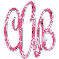 Gerbera Daisy Monogram Decal - Large (Personalized)