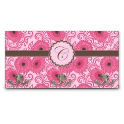 Gerbera Daisy Wall Mounted Coat Rack (Personalized)