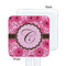 Gerbera Daisy White Plastic Stir Stick - Single Sided - Square - Approval