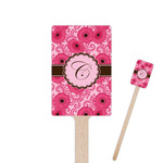 Gerbera Daisy Rectangle Wooden Stir Sticks (Personalized)