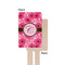 Gerbera Daisy Wooden 6.25" Stir Stick - Rectangular - Single - Front & Back