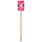 Gerbera Daisy Wooden 6.25" Stir Stick - Rectangular - Single Stick