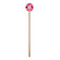 Gerbera Daisy Wooden 6" Stir Stick - Round - Single Stick