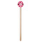 Gerbera Daisy Wooden 7.5" Stir Stick - Round - Single Stick