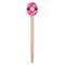 Gerbera Daisy Wooden Food Pick - Oval - Single Pick