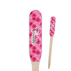 Gerbera Daisy Paddle Wooden Food Picks - Double Sided (Personalized)