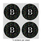 Video Game 4" Multipurpose Round Labels - Sheet