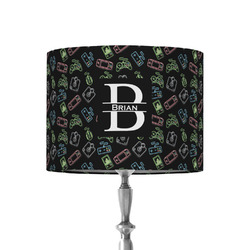 Video Game 8" Drum Lamp Shade - Fabric (Personalized)