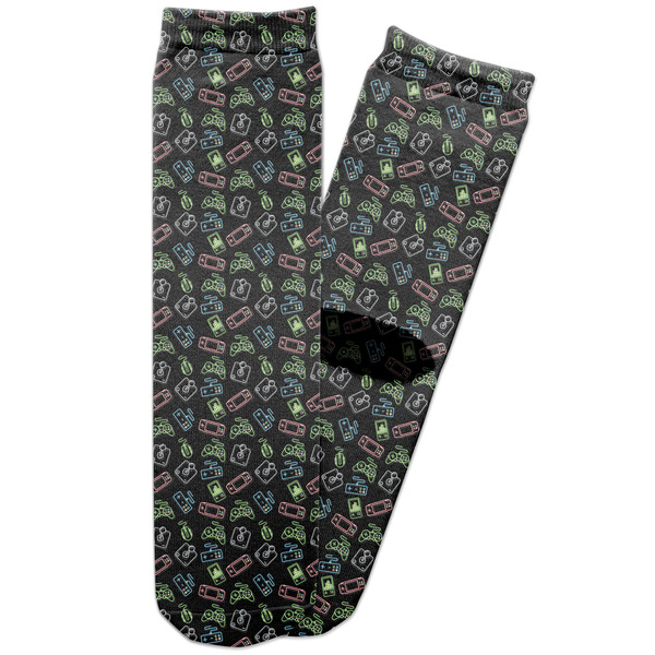 Custom Video Game Adult Crew Socks