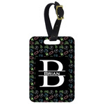 Video Game Metal Luggage Tag w/ Name and Initial