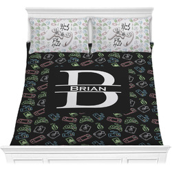 Video Game Comforter Set - Full / Queen (Personalized)
