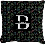 Video Game Faux-Linen Throw Pillow 26" (Personalized)