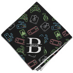 Video Game Cloth Dinner Napkin - Single w/ Name and Initial