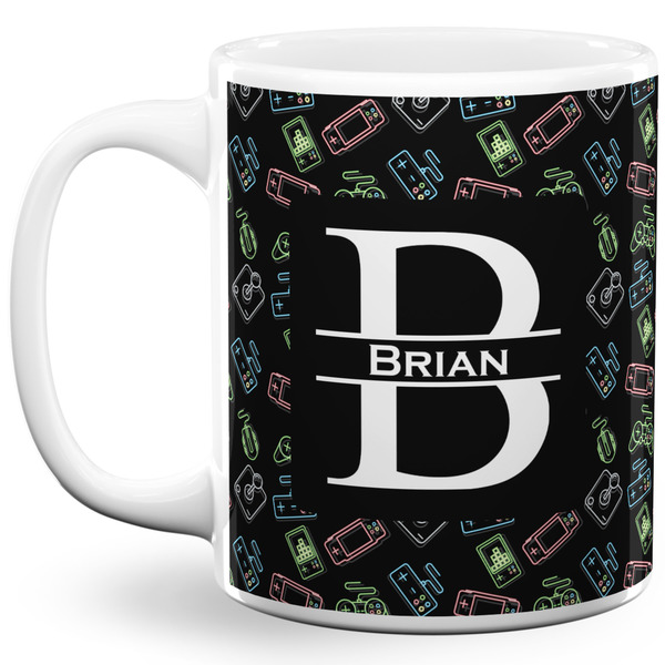 Custom Video Game 11 Oz Coffee Mug - White (Personalized)