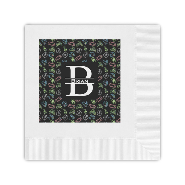 Custom Video Game Coined Cocktail Napkins (Personalized)