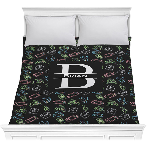 Custom Video Game Comforter - Full / Queen (Personalized)