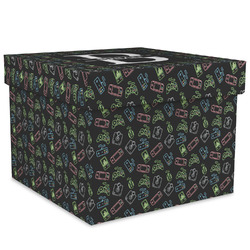 Video Game Gift Box with Lid - Canvas Wrapped - XX-Large (Personalized)