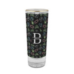 Video Game 2 oz Shot Glass - Glass with Gold Rim (Personalized)