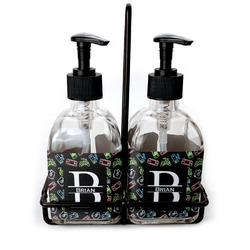 Video Game Glass Soap & Lotion Bottles (Personalized)