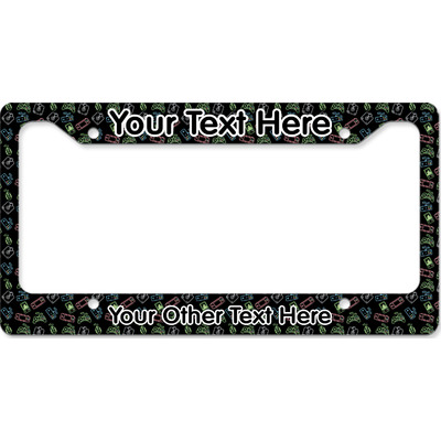 Custom Video Game License Plate Frame - Style B (Personalized ...