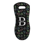 Video Game Neoprene Oven Mitt - Single w/ Name and Initial