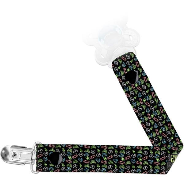 Custom Video Game Pacifier Clip