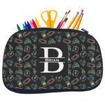 Video Game Neoprene Pencil Case - Medium w/ Name and Initial