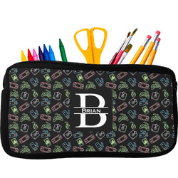 Video Game Neoprene Pencil Case - Small w/ Name and Initial